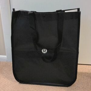 Lululemon Black and White Tote Bag